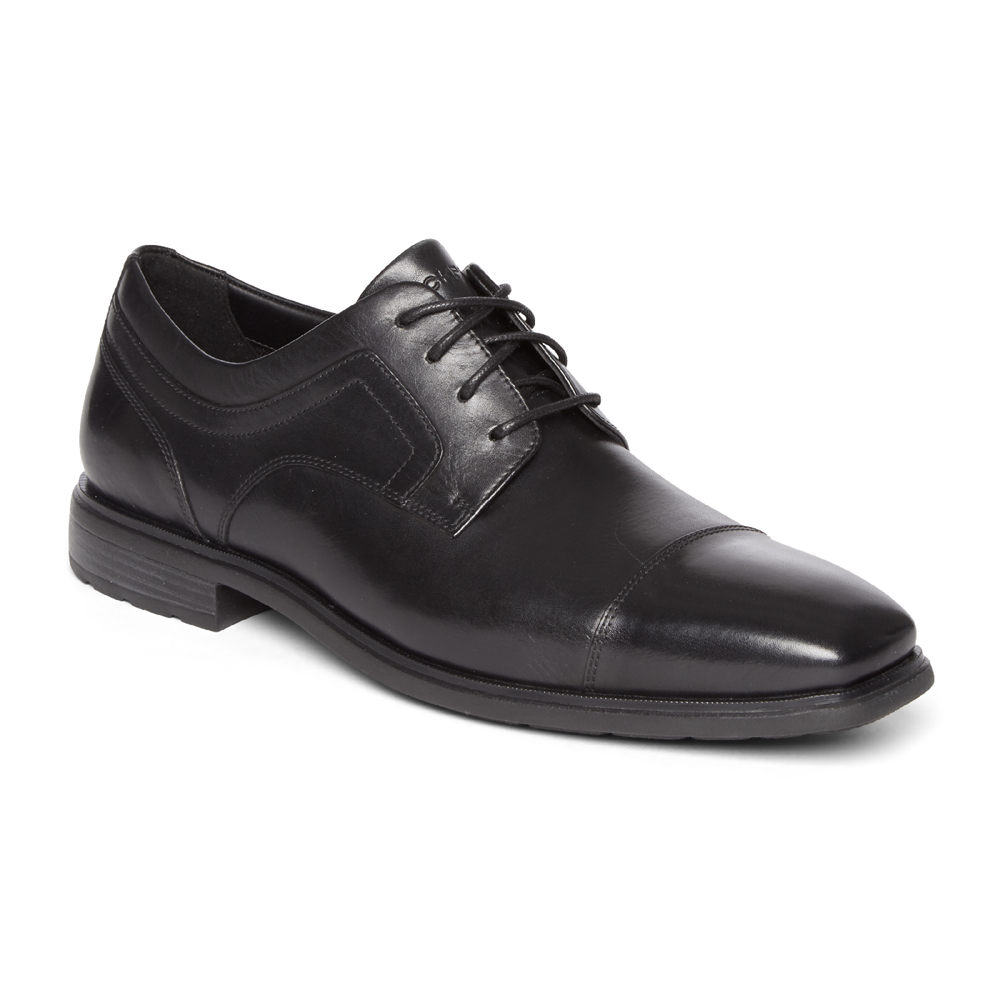 Rockport Pen Sko Herre Svart - Dres Sports Business 2 Plain Cap Toe - VFPR08643